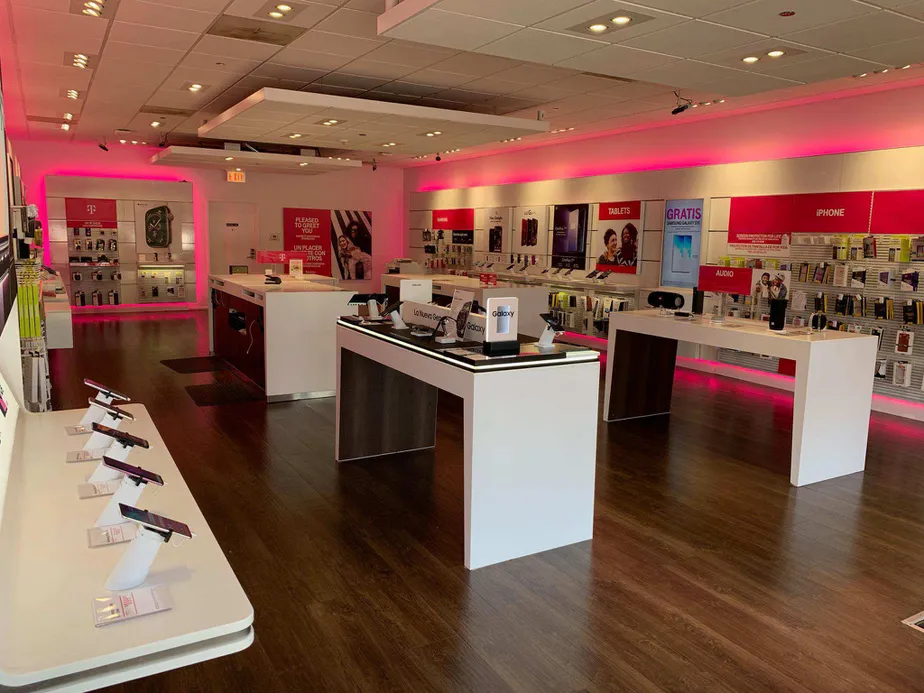 Interior photo of T-Mobile Store at Addison & Sacramento, Chicago, IL