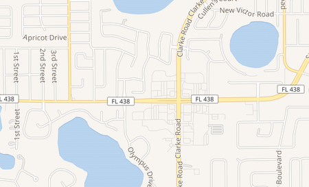 map of 1542 E Silver Star Rd. Ocoee, FL 34761