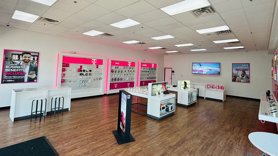 Interior photo of T-Mobile Store at N Power Rd & E Mckellips Rd, Mesa, AZ