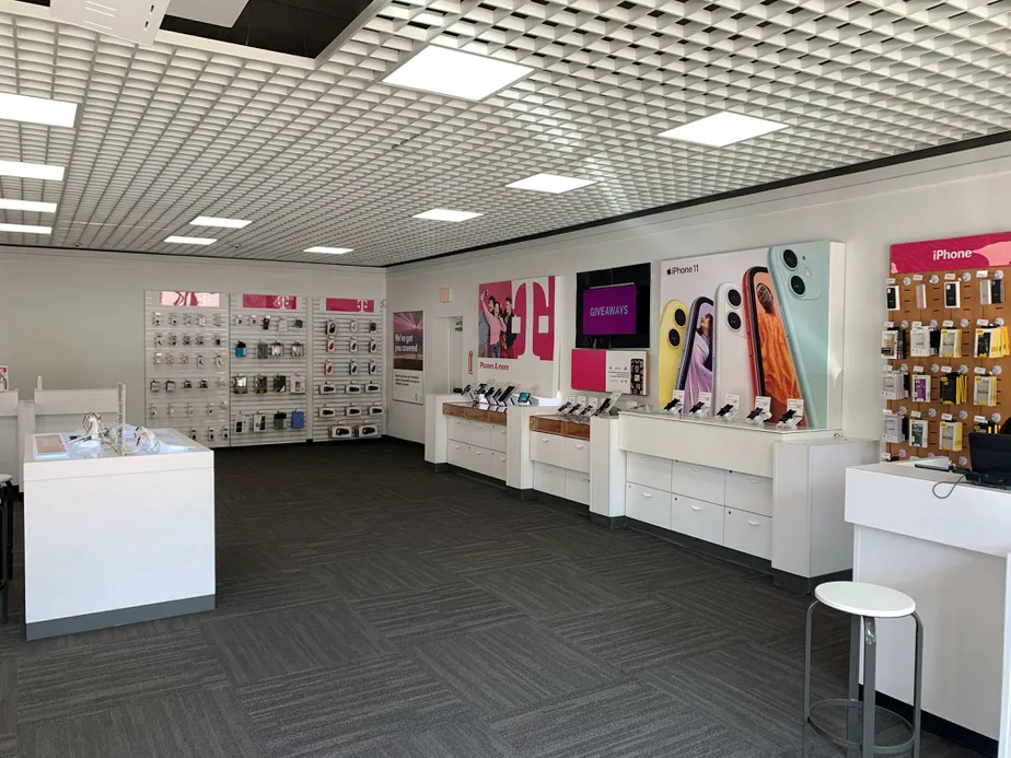 Interior photo of T-Mobile Store at Campbell Rd & Coit Rd, Dallas, TX