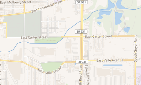 map of 533 S. Reed Rd Kokomo, IN 46901