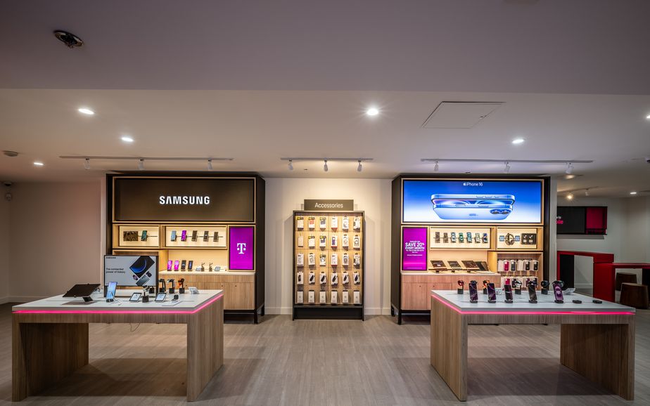 Interior photo of T-Mobile Store at 6th & Pine, Seattle, WA