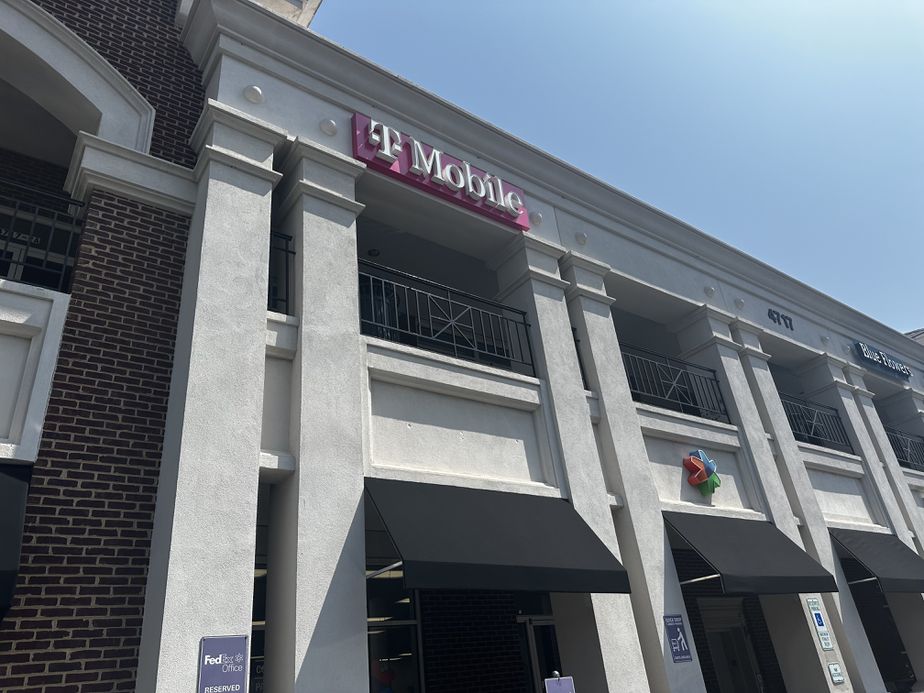 Exterior photo of T-Mobile Store at South Park, Charlotte, NC