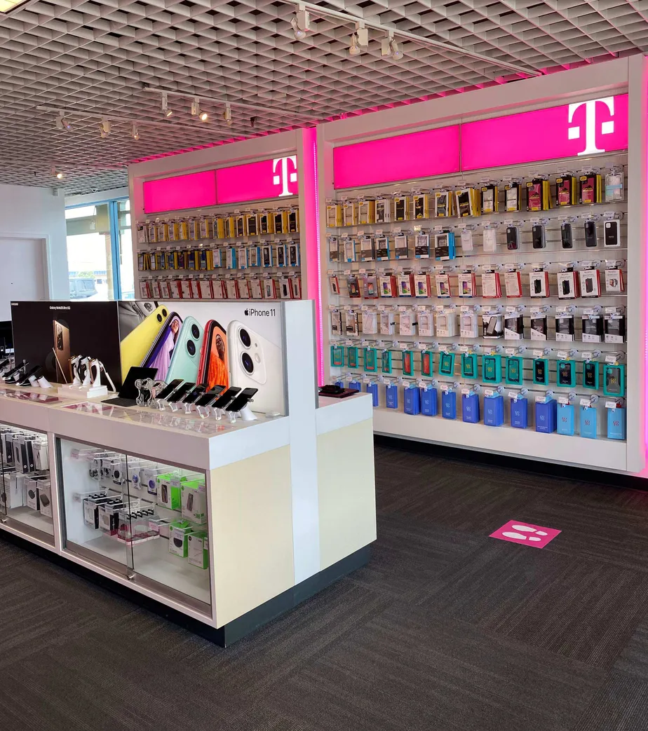 Interior photo of T-Mobile Store at El Camino Real & Sneath Ln, San Bruno, CA