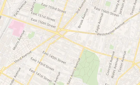 map of 454b E 149th Street Bronx, NY 10455