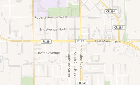 map of 215 W Main Street #D Immokalee, FL 34142