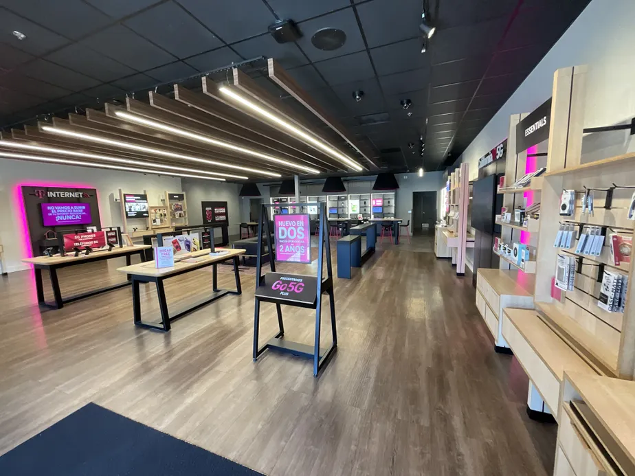 Interior photo of T-Mobile Store at March Ln - Home Depot Center, Stockton, CA