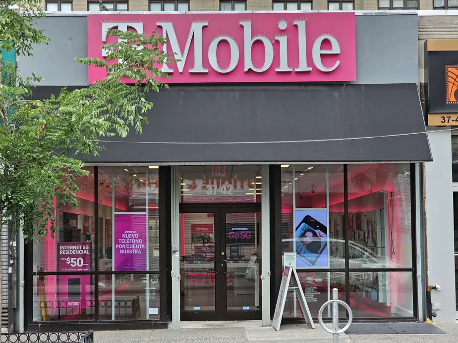 Exterior photo of T-Mobile Store at 74th St & Roosevelt, Jackson Heights, NY
