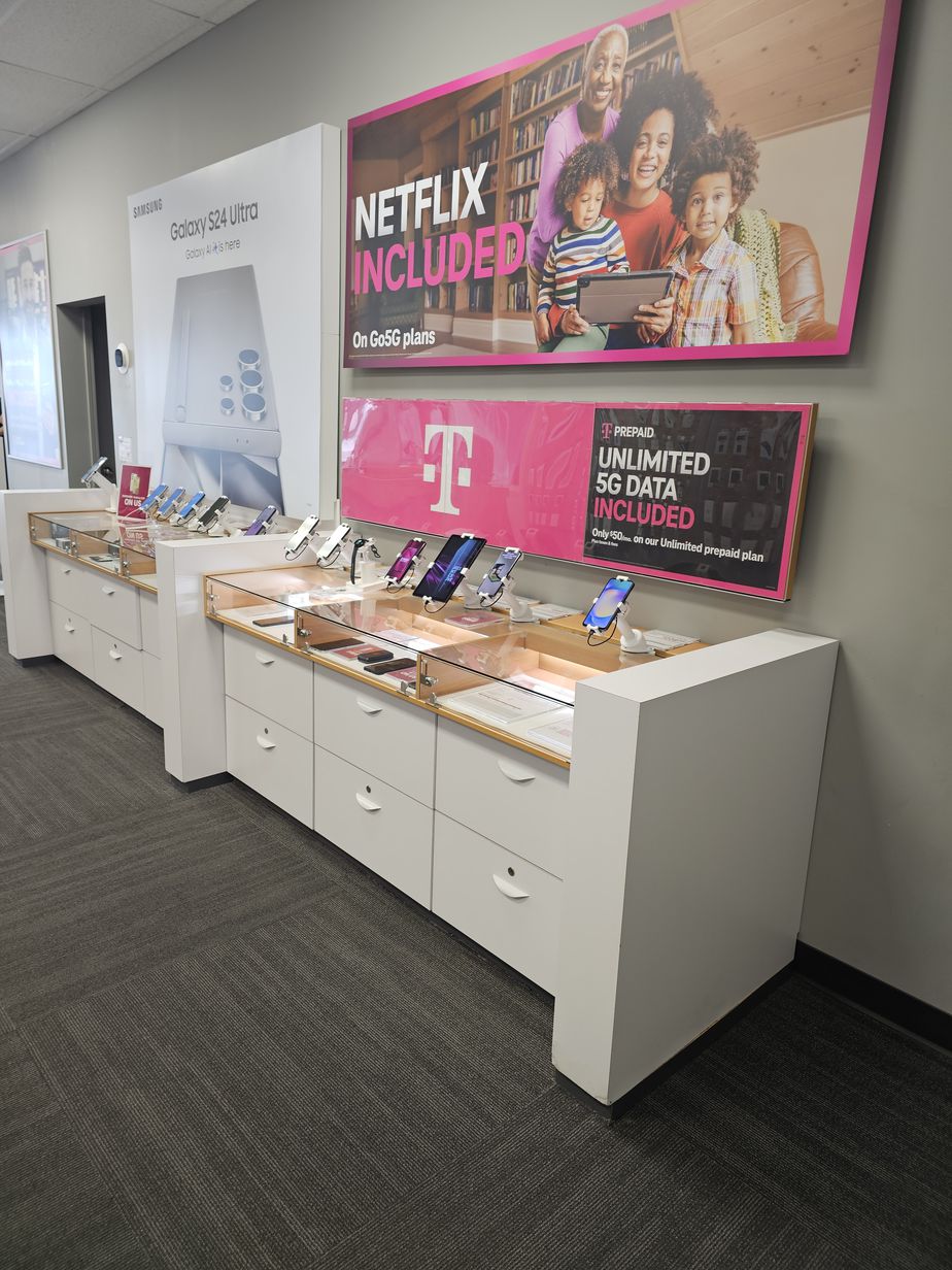 Interior photo of T-Mobile Store at Michigan St & N Vandemark Rd, Sidney, OH