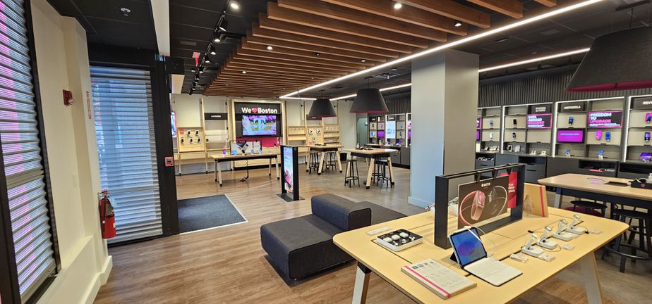Interior photo of T-Mobile Store at Warren & Palmer, Roxbury, MA