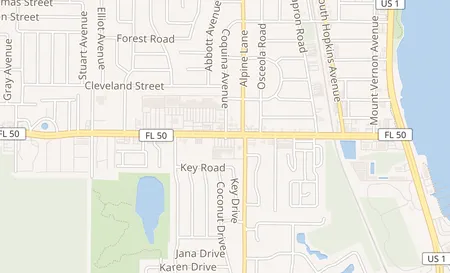map of 601 Cheney Hwy Titusville, FL 32780