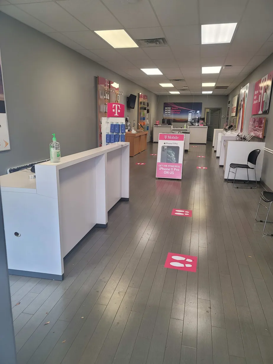 Interior photo of T-Mobile Store at Main St & Griswold St, Glastonbury, CT