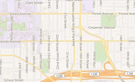 map of 2121 University Ave Ste C Des Moines, IA 50311