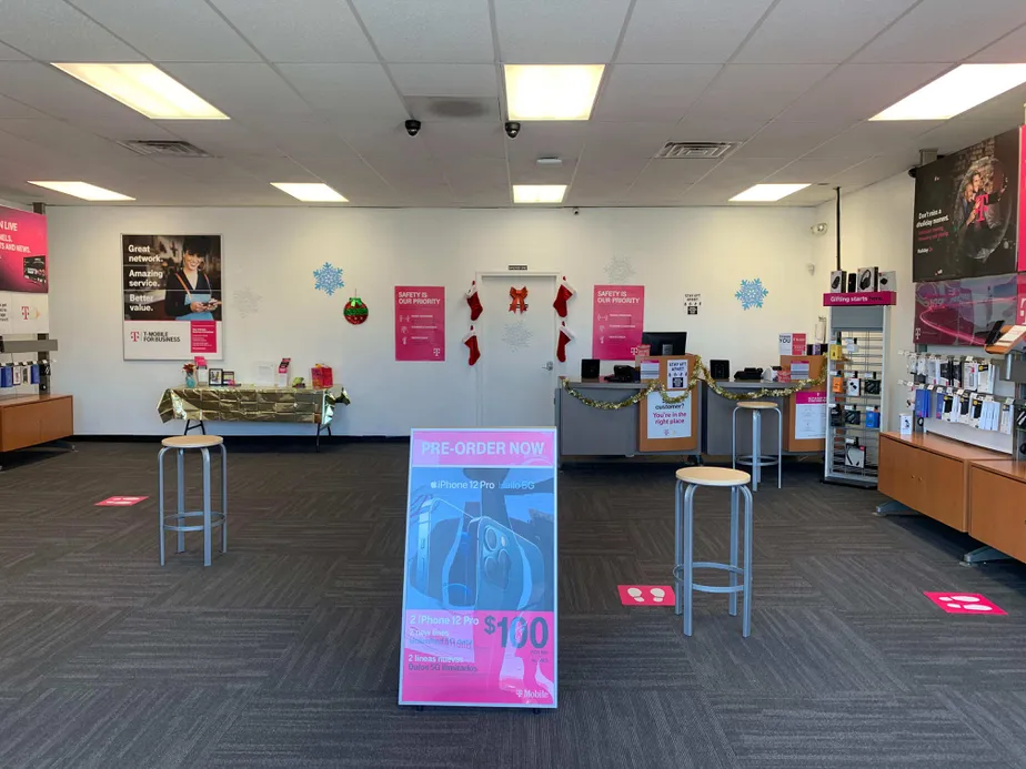 Interior photo of T-Mobile Store at N Maysville Ave & W Berkley St, South Zanesville, OH