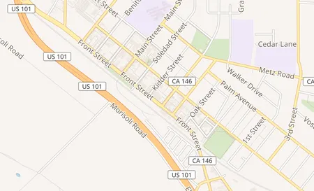 map of 713 Front St Soledad, CA 93960
