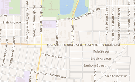map of 3300 E Interstate 40 Amarillo, TX 79103