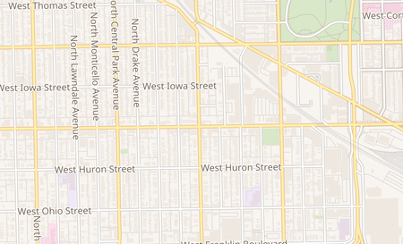 map of 3362 W. Chicago Ave. Chicago, IL 60651