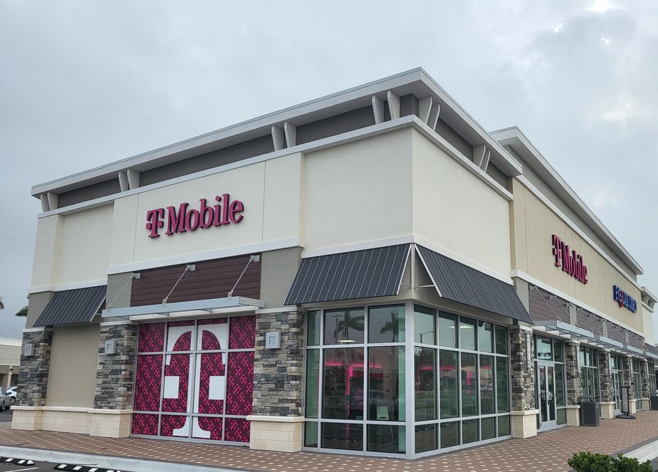 Exterior photo of T-Mobile Store at Jacaranda Plaza, Venice, FL
