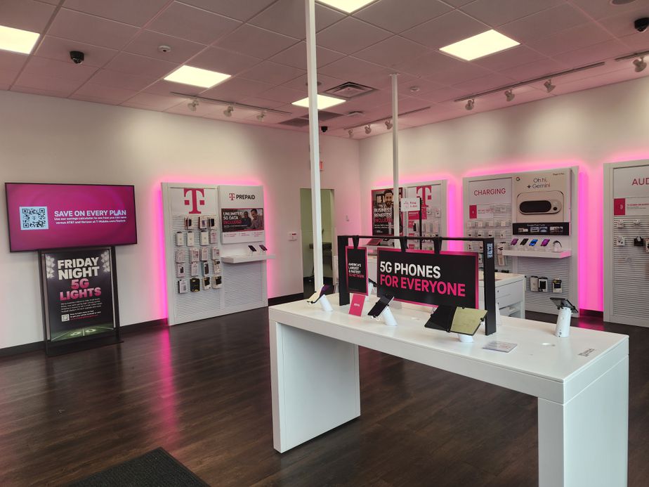Interior photo of T-Mobile Store at County Hwy120 & County Rd 1, Sartell, MN