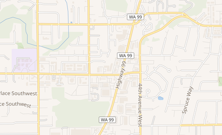 map of 16716 Highway 99 K Lynnwood, WA 98037