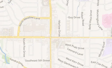 map of 7023 E Reno Ave Midwest City, OK 73110