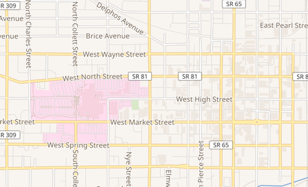 map of 200 N. Metcalf St. Suite C Lima, OH 45801