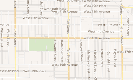 map of 2305 W 15th Ave Gary, IN 46404