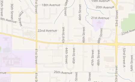 map of 4327 Avenue of the Cities Moline, IL 61265