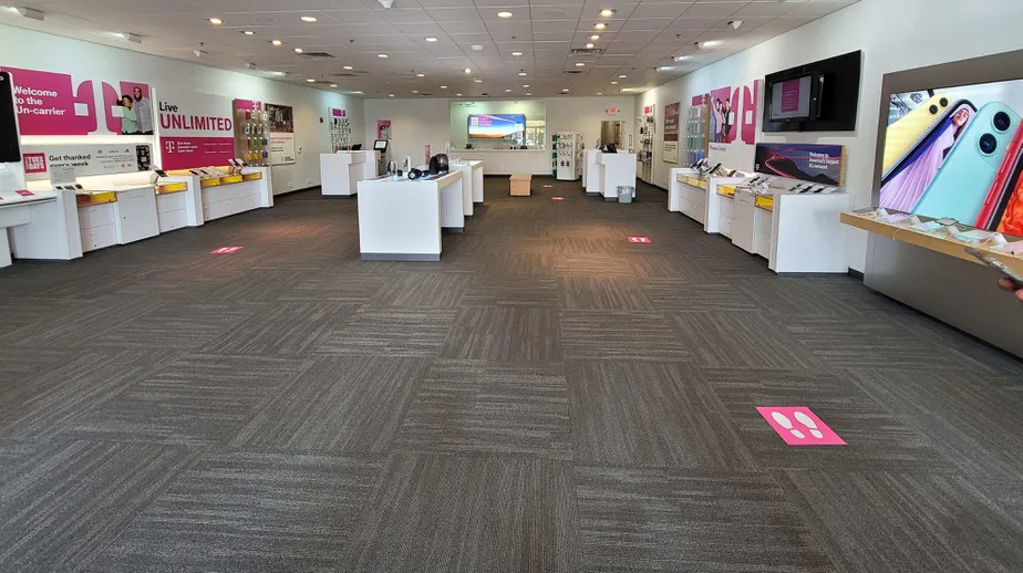 Interior photo of T-Mobile Store at N Green Bay Rd & N Deerwood Dr, Brown Deer, WI