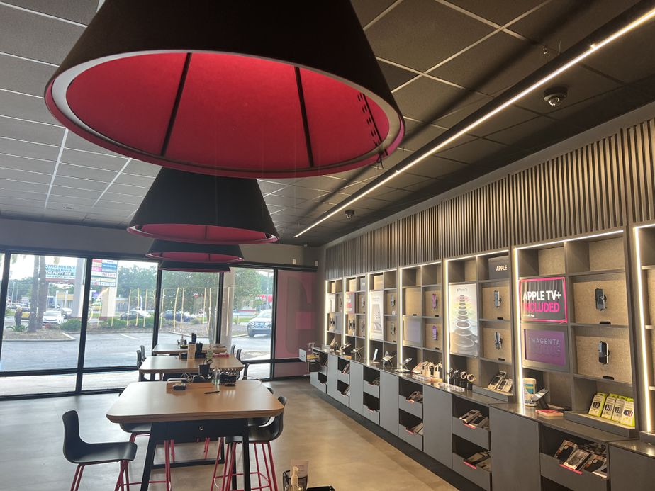 Interior photo of T-Mobile Store at Davis & Burgess, Pensacola, FL
