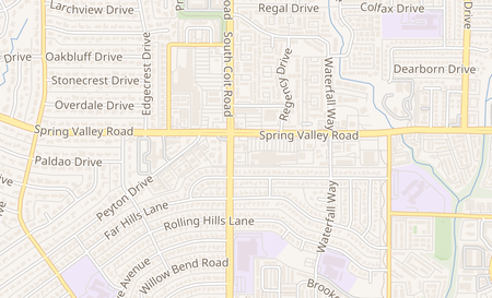 map of 8060 Spring Valley Rd Dallas, TX 75240