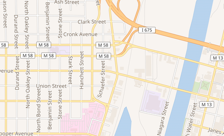 map of 2007 N Michigan Avenue Saginaw, MI 48602