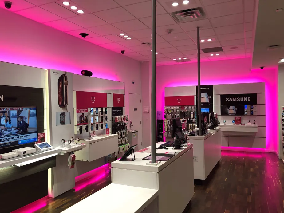 Interior photo of T-Mobile Store at Newport Centre 7, Jersey City, NJ