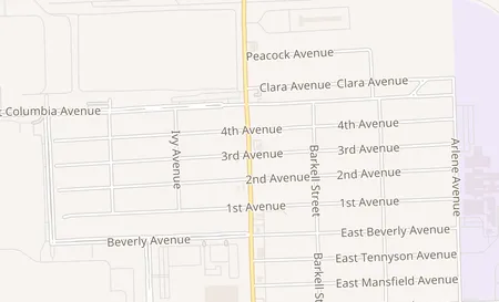 map of 1122 Joslyn Ave Pontiac, MI 48340