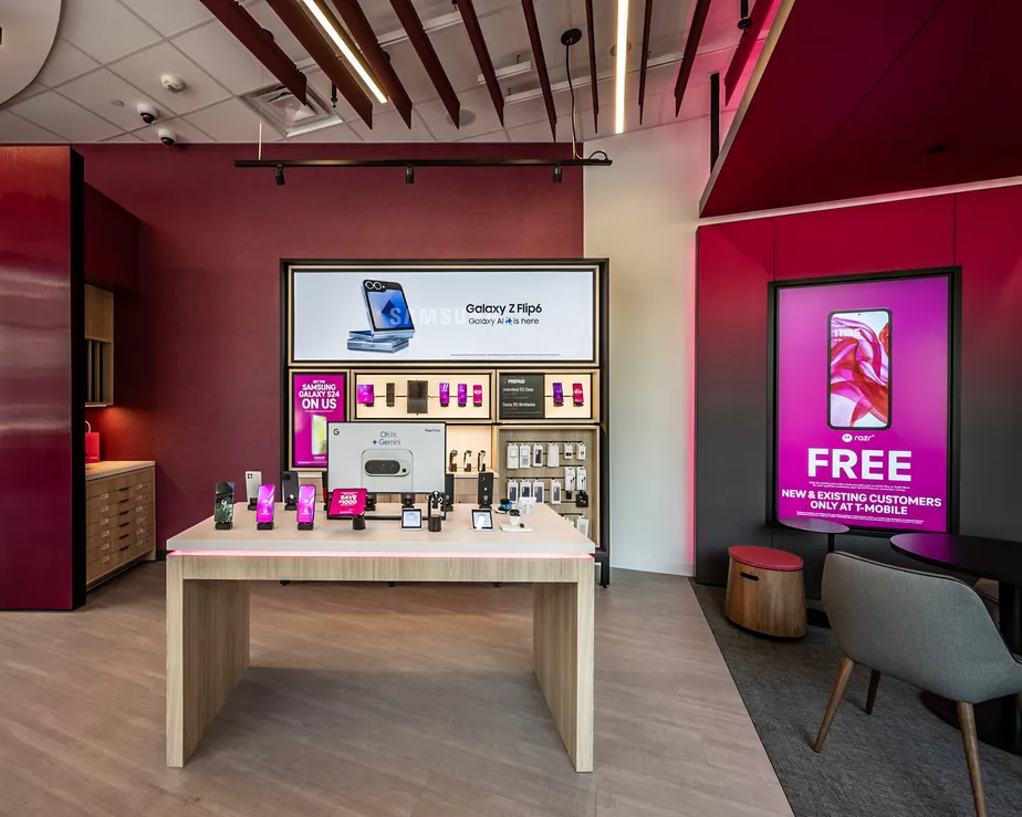  Interior photo of T-Mobile Store at Redmond Town Center, Redmond, WA 