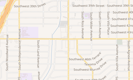 map of 2905 SW 44th St Ste D Oklahoma City, OK 73119