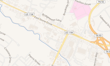 map of 1649 E Stone Dr Ste 7 Kingsport, TN 37660