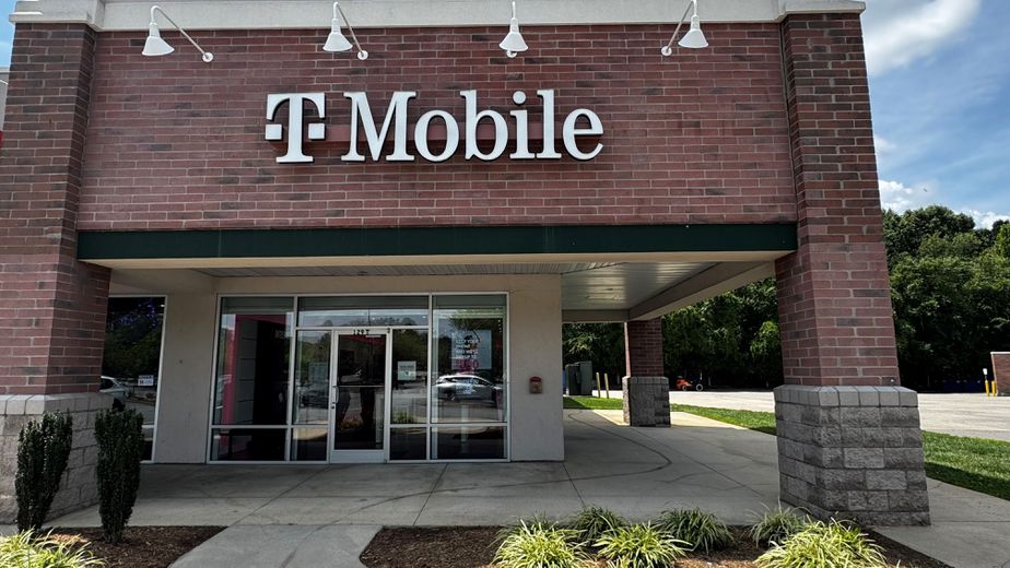 Exterior photo of T-Mobile Store at River Bend Marketplace, Asheville, NC