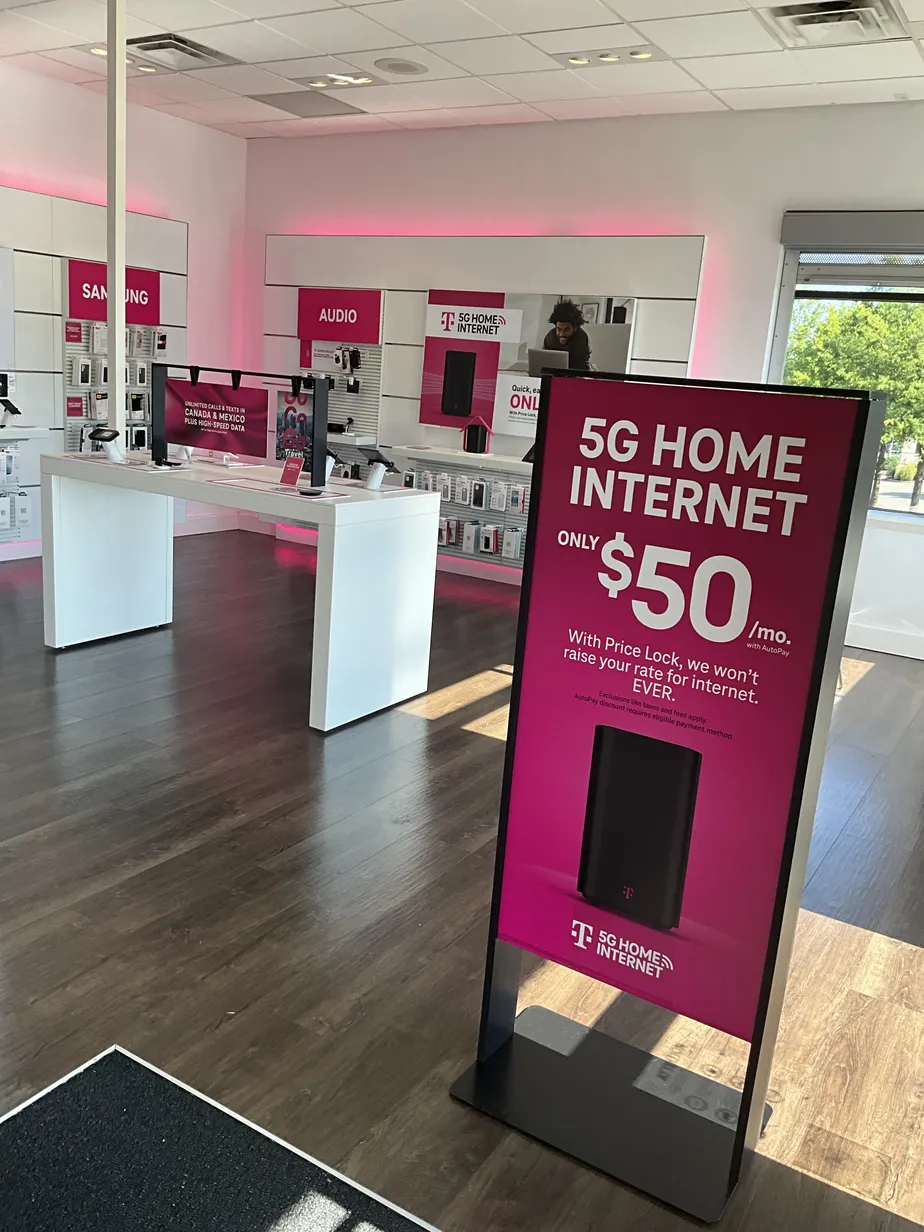 Interior photo of T-Mobile Store at Parham & Quioccasin, Richmond, VA