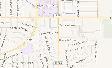 map of 4700 Common St. Ste A Lake Charles, LA 70607
