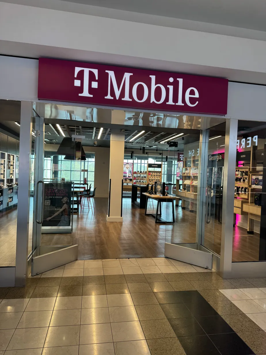  Exterior photo of T-Mobile Store at Lenox Mall, Atlanta, GA 