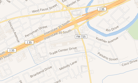map of 149 I 35 Frontage Rd New Braunfels, TX 78130