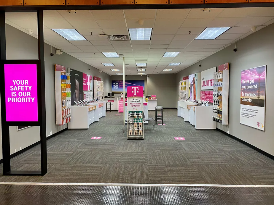 Interior photo of T-Mobile Store at Berkshire Mall 7, Wyomissing, PA