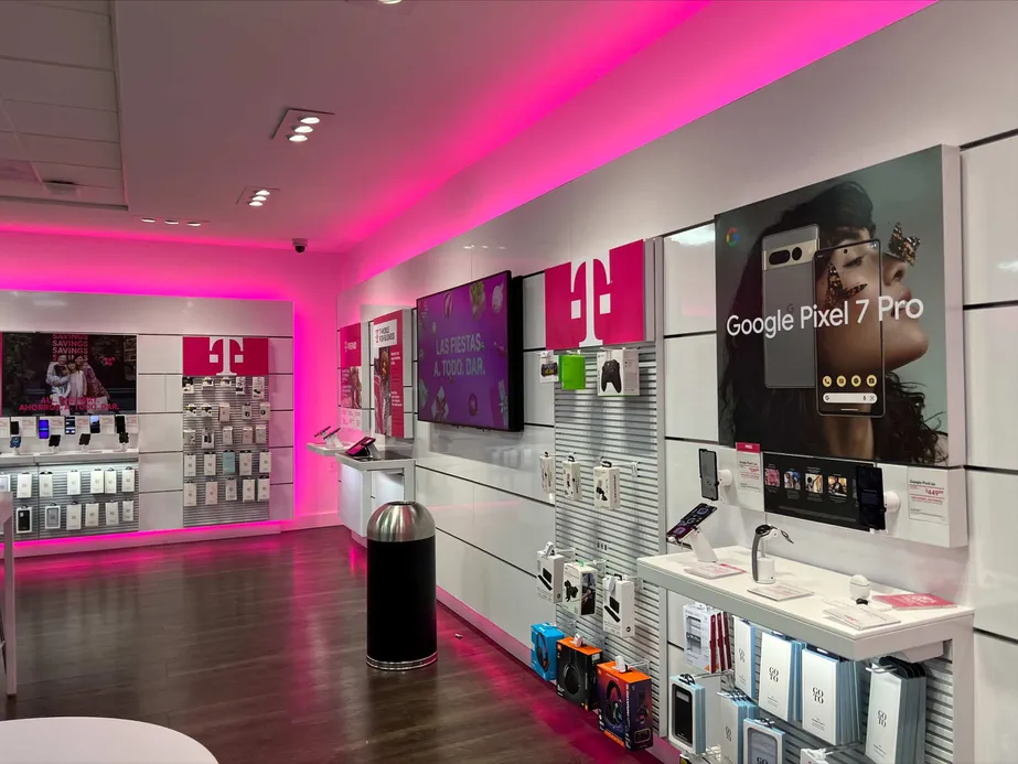 Interior photo of T-Mobile Store at Town Center, Weslaco, TX