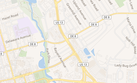 map of 9 South DuPont Highway Dover, DE 19901