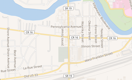 map of 1501 S Nappanee St Elkhart, IN 46516