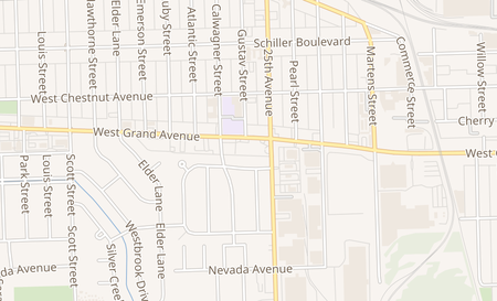 map of 9641 Grand Avenue E Franklin Park, IL 60131