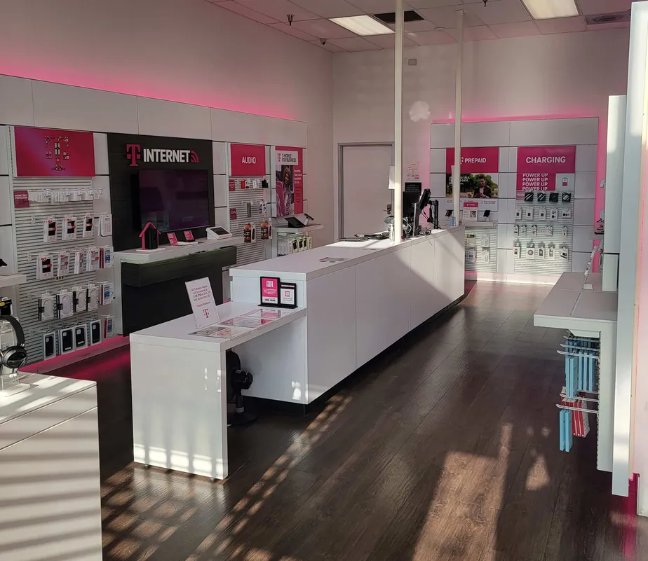 Interior photo of T-Mobile Store at B St & Watkins St, Hayward, CA