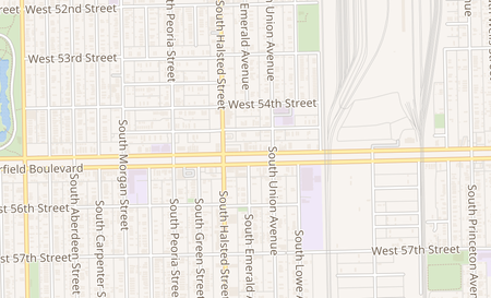 map of 738 W Garfield Blvd Chicago, IL 60609