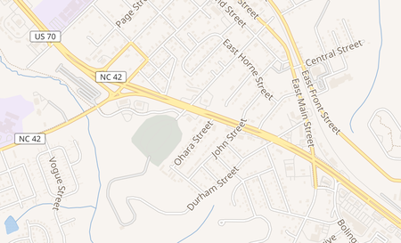 map of 10653 US 70 Business Hwy W Ste 200 Clayton, NC 27520